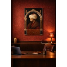 Arvion Fatih Sultan Mehmet Portresi – Özel Tasarım Cam Tablo