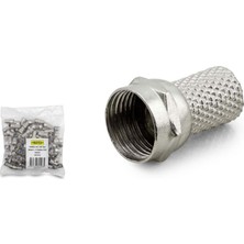 Ayder Timya F Konnektör 17 mm 100 Lü Paket Sılver WK-05S TG/TMYA1395 221868