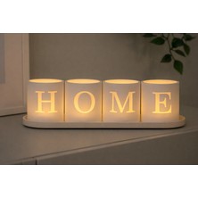 Mir Store Home LED Mumluk | Dekoratif Işıklı Mum Seti | Modern Ev Dekoru