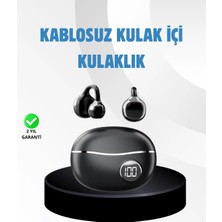 Açık Kulak Kablosuz Bluetooth Kulaklık - Konforlu Tasarım ve Uzun Süreli Kullanım ( Lisinya )