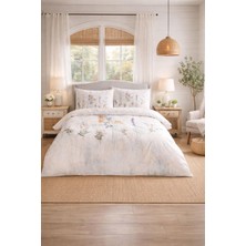 Özdilek Nev Floraison Uyku Seti Çift Kişilik - Somon