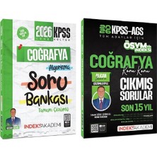 Anla Kazan Yayınları Indeks Akademi 2026 Kpss Coğrafya Soru Bankası + Çıkmış Sorular 2 Li Set - Alican Demir Indeks Akademi Yayıncılık