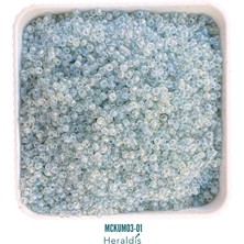 Heraldis 40 Gram Küçük Boy Kum Boncuğu 3 mm – Takı Yapım Boncuğu, Kolye ve Bileklik Için MCKUM03-01