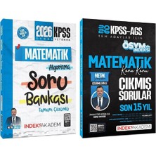 Anla Kazan Yayınları Indeks Akademi 2026 Kpss Matematik Soru Bankası + Çıkmış Sorular 2 Li Set - Metin Şimşek Indeks Akademi Yayıncılık