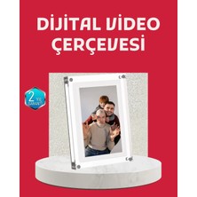 Marsilyan Kompakt Tasarımlı 7 Inç Dijital Fotoğraf Çerçevesi – Modern ve Şık Görünüm