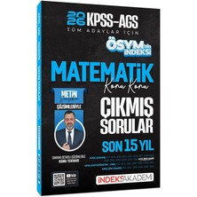 Anla Kazan Yayınları Indeks Akademi 2026 Kpss Meb-Ags Matematik Ösym Nin Indeksi Çıkmış Sorular Son 15 Yıl Konu Konu Çözümlü - Metin Şimşek Indeks Akademi Yayıncılık