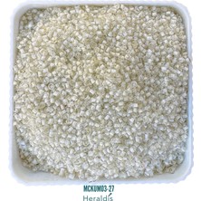 Heraldis 40 Gram Küçük Boy Kum Boncuğu 3 mm – Takı Yapım Boncuğu, Kolye ve Bileklik Için MCKUM03-27