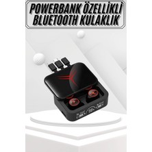 Kablosuz Bluetooth Kulaklık Powerbank Özellikli Göstergeli Hd Mikrofon ( Lisinya )