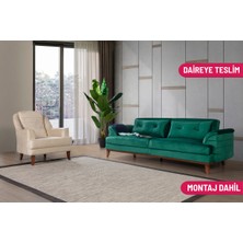 Madera Koltuk Takımı Babyface Yeşil