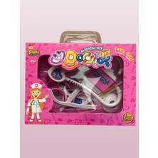 Özdemir Oyuncak Kız Çocuk Oyuncak Doktor Seti 11 Parça – Çantalı Medikal Oyun Seti – 3+ Yaş Eğitici Rol Yapma Oyuncağı