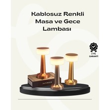 Zenvia Modern Usb'li Kablosuz Masa Lambası – Minimalist Tasarım, 3 Farklı Parlaklık ZNV2025