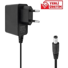 SanalAMCA Store Weko 5 Volt 2 Amper 10 Watt Plastik Kasa Priz Tipi Adaptör (5.5x2.5 Uçlu)