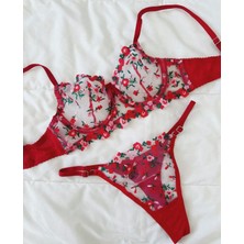 Aysemin Kadın Balenli Sütyen Takımı