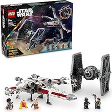 SanalAMCA Store Wars Tie Fighter ve X-Wing Birleşimi 75393-9 Yaş ve Üzeri Wars Sevenler Için Inşa Ed