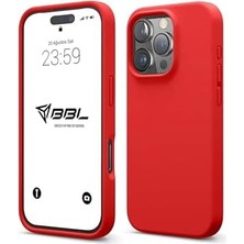 Storemax Kılıf Ince Sıvı Silikon 3 Katmanlı Tam Kaplamalı Yumuşak Jel Kauçuk Kılıf Kapak (Açık Kırmızı (3), 16 Pro Max)