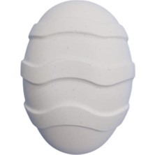 E Hobici Yumurta Obje Paskalya Figür 7X5CM Çizgili