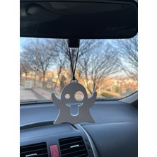 Serüven Dikiz Aynası Süsü – Hayalet Beyaz Ghost - 3D Baskı, Plastik, Cam Çizmez