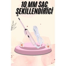 Ince Bukle 10MM Kıvırcık Saç Maşası Profesyonel Saç Şekillendirici KAYALI27-Y74YIU-KYL