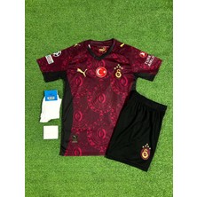 Alaturka Mix Gâl.àtâ.sar.ây 2025/26 Yeni Sezon Leroy Sane Deplasman Çocuk Forması 4'lü Set