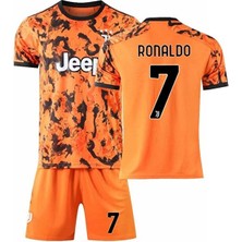Alaturka Mix Juventuss 2020/21 Sezonu Cristiano Ronaldo Deplasman Çocuk Forması 4'lü Set