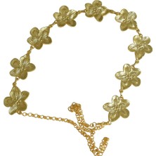 Aria Everyday Elegance Çiçek Gold Zincir Kemer