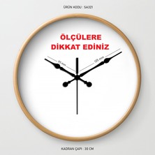 Cnr Shop Duvar Saati Mekanizması, 14 mm Şaft Sessiz Çalışır Akar Mekanizma Akrep-Yelkovan-Saniye-(Askılı)