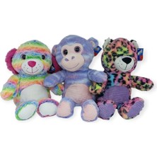 PL50116 - Peluş Renkli Hayvanlar 38 cm 3 Ast (Lisinya)