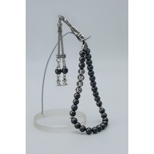 Mihra Takı Tasarım Kişiye Özel Isimli El Yapımı Parlak Oniks Taşı Tesbih – Doğal ve Şık Hediyelik