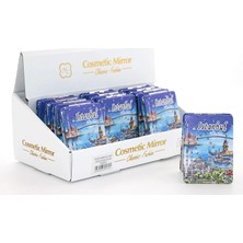 TeknoKesgin KESGİN MARKET®Taşlı İstanbul Tasarımı El Aynası İnce Model 25