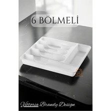 SHC4200 Bfs Çekmece Içi Kaşıklık Kepçelik 6 Gözlü Beyaz