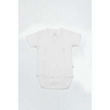 SHC4200 Bfs Organik Kruvaze Yarım Kol Body BS17101 Beyaz