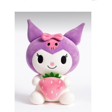 Fenomen Toys Kuromi Peluş Çilekli Oyuncak 40CM - Sevimli & Yumuşak