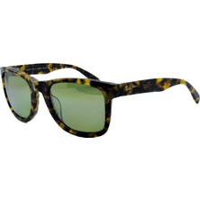 Maui Jim Mauı Jım Legends HT293L Unısex Havana Yesıl Güneş Gözlüğü