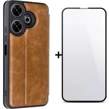 AHK Tekno Xiaomi Redmi 13 Uyumlu Renkli Yumuşak Kapaklı Kılıf / Ekran Koruyucu