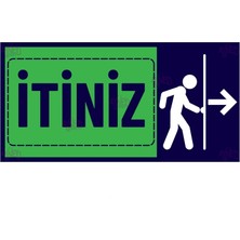 Hayg Equipment Itiniz Uyarı Levhası – Kapı Itme Ikaz Tabelası