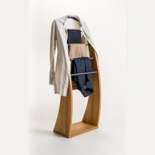 Ceylan Design Modern Portmanto, Ayaklı Askılık, Dilsiz Uşak, Ceviz, CD02PMA