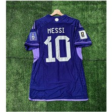 Alaturka Mix Arjantin 2022 Dünya Kupası Lionel Messi Deplasman Forması
