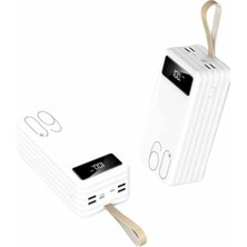 Marsilyan Powerbank 60.000 Mah Taşınabilir Şarj Hızlı El Fenerli Dijital Göstergeli