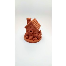 Yılbaşı Temalı Dekoratif Ev Figürü - Pla Malzeme