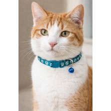 Petesia Pati Desenli Kedi Boyun Tasması 1X19 cm