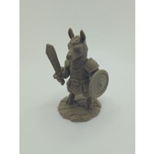 Kahraman Llama Savaşçı Figür - 3D Baskı Masaüstü Heykel