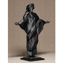 Geometrik Kutsal Figür Biblo - Modern 3D Sanat ve Manevi Dekor