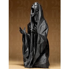 Geometrik Gölge Figürü Heykeli - Gotik Dekor 3D Baskı