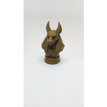 Antik Mısır Tanrısı Anubis Büstü - 3D Baskı Dekoratif Figür (Pla)