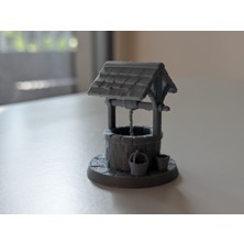 Minyatür Eskitme Kuyu Modeli | 3D Baskı Dekoratif Obje