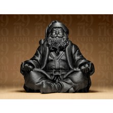 Huzurun Temsilcisi: Meditasyon Yapan (Zen) Noel Baba 3D Baskı Figür