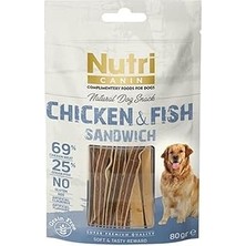 SanalAMCA Store Nutri Canin Tavuklu ve Balıklı Tahılsız Köpek Ödül Maması 80GR