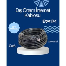 Ncpline 150 Metre Dış Cat6 Ethernet Internet Kablosu – 23AWG, Çift Katmanlı Koruma Su ve Güneş Dirençli