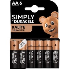 Duracell Aa Kalem Pil 6lı Blister Duracell Aa Kalem Pil 6lı Blister