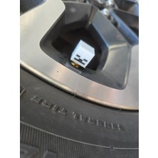 ADA 3D Minecraft Skeleton Gri Piksel Iskelet Kafa Tasarımlı Dekoratif Oto Jant Hava Sibop Kapağı 4 Adet